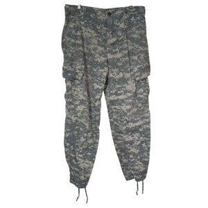 Army Combat Uniform Trousers Ripstop Digital Camo Cargo Pants Size Large Long #2